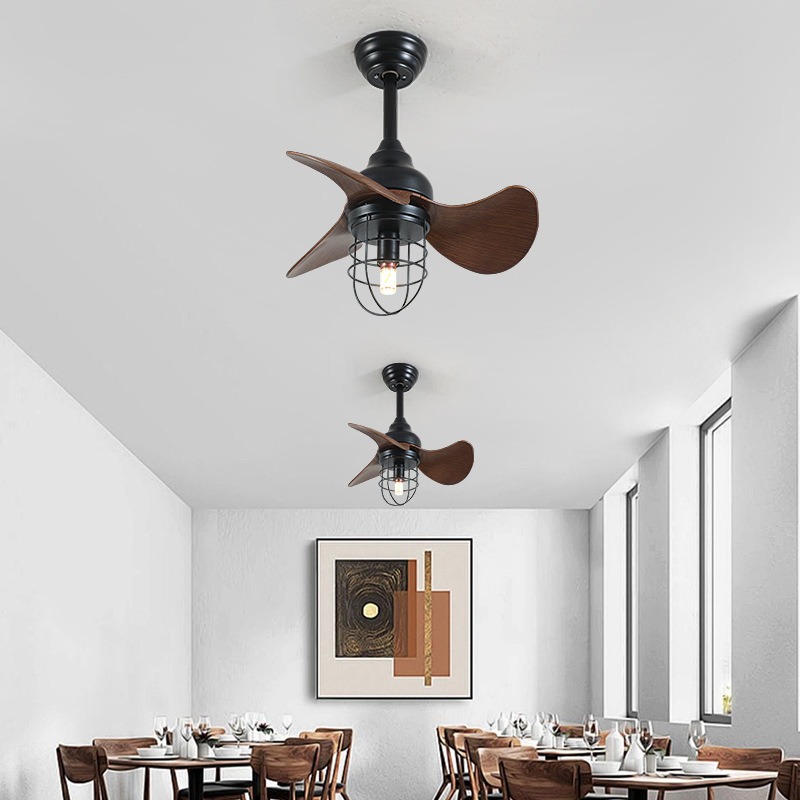 Interior Design Industrial Style - アメリカンレトロシーリングファンランプ インダストリアルスタイル 家庭用 レストラン バルコニー インテリアデザイナー