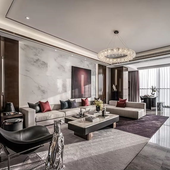 Interior Design Layout - サンハイライトインテリアデザイン建築図面マスタープランレイアウト空間計画マンション詳細仕事絶妙な家