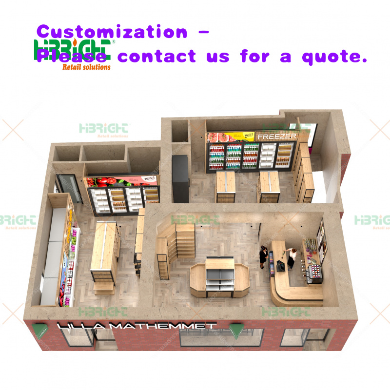 Interior Design Layout - カスタムメイドのモダンラグジュアリーインテリアデザイン、小売店やスーパーマーケット向けの金属製什器、ディスプレイレイアウト、コンビニエンスストア