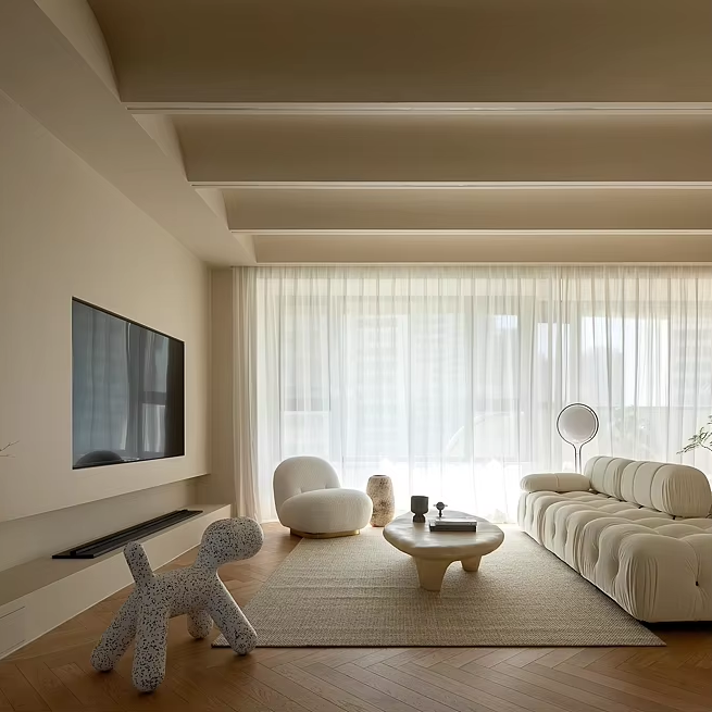 Interior Design Layout - サンハイ フレンチスタイル インテリアデザイン レイアウト 内部空間プランニング デザイン図