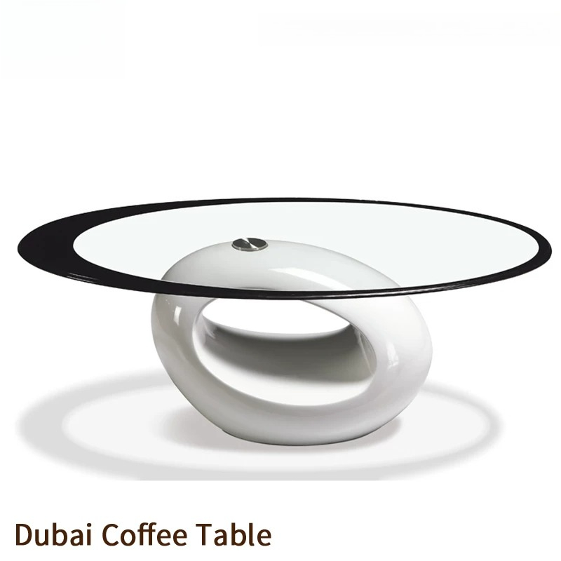 クリエイティブなドバイスタイルのガラス製コーヒーテーブル、デ - Interior Design Dubai のレビューと価格