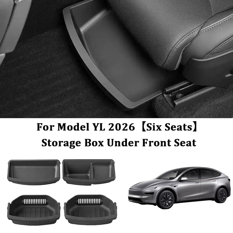 シート下収納ボックステスラ 2026 モデル YL 6 席  - Interior Design Mockup のレビューと価格